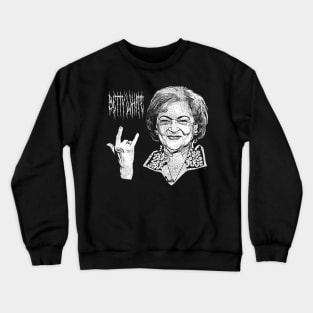 Black Metal White Crewneck Sweatshirt